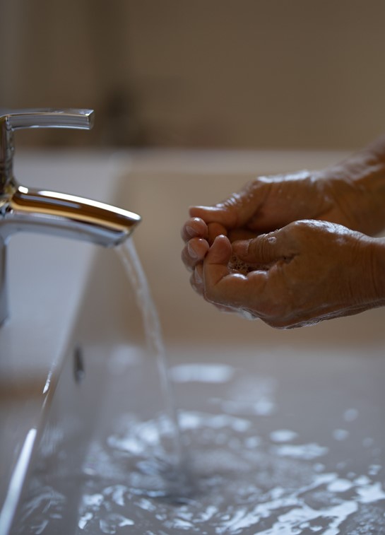 Hand washing image