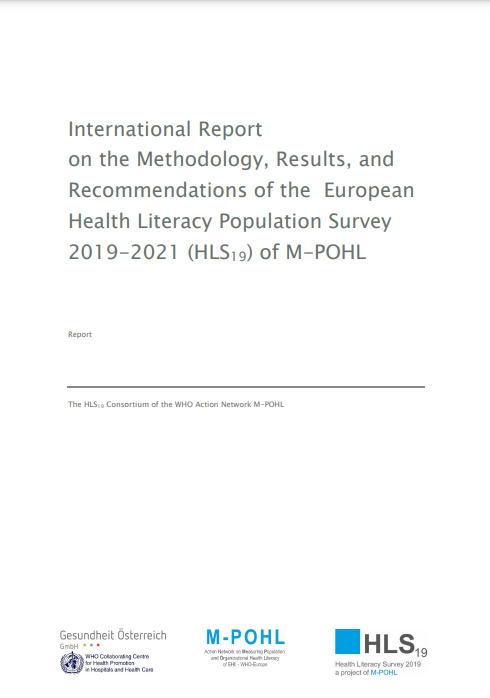 Front cover of report