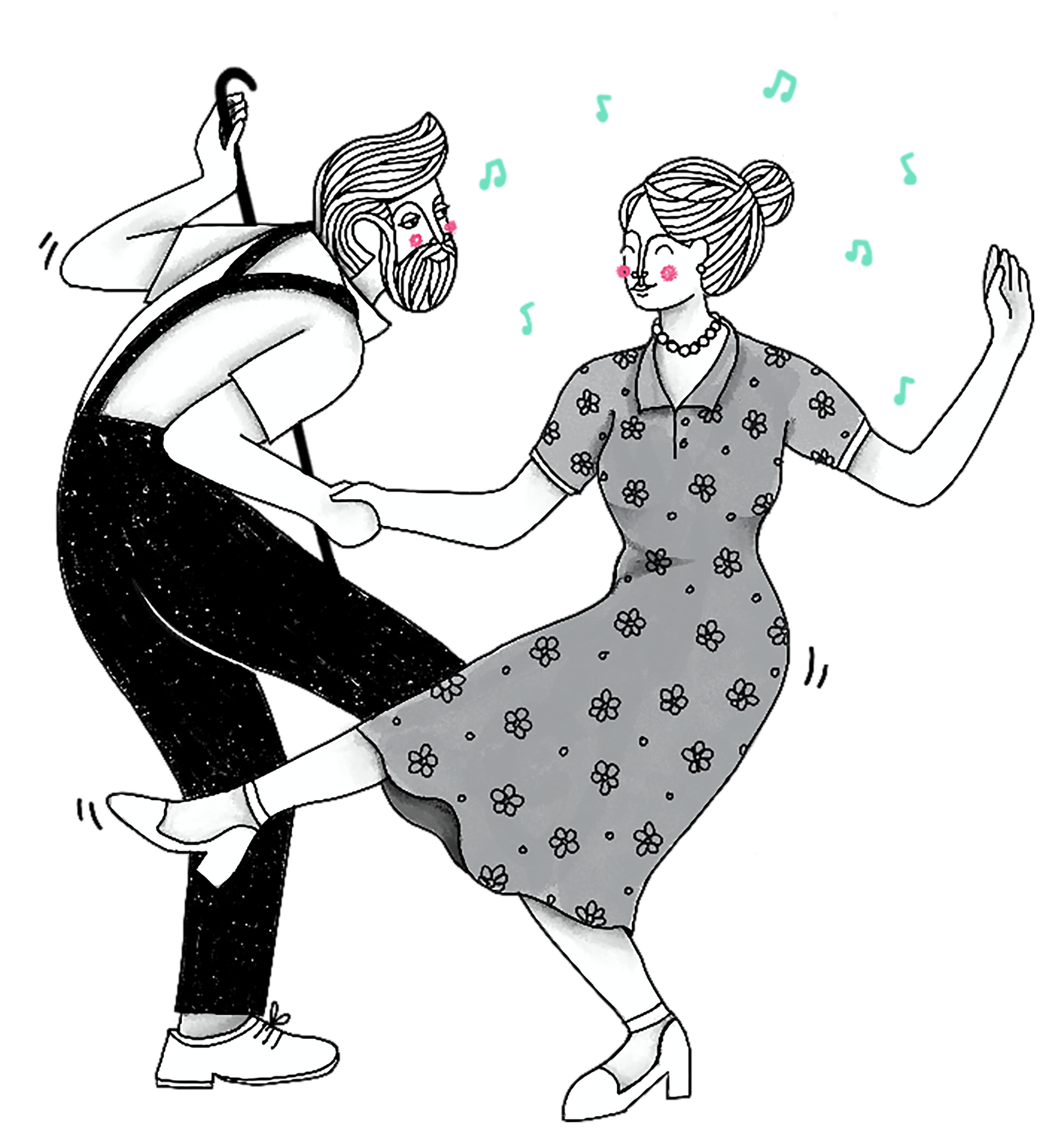 Couple dancing