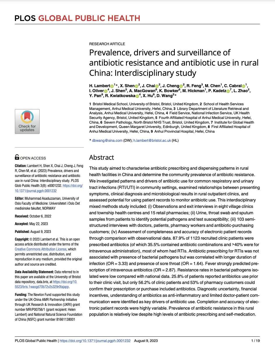 Screenshot Prevalence, drivers etc. article